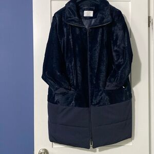 Navy blue large Marina Ronaldo designer jacket .